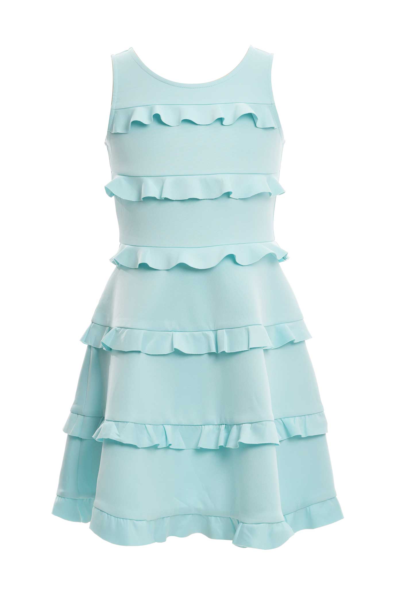 Hannah Banana Big Girls Sleeveless Fit and Flare Tiered Dress