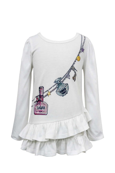 Hannah Banana Toddler Girls Little Girls Graphic Tunic Top