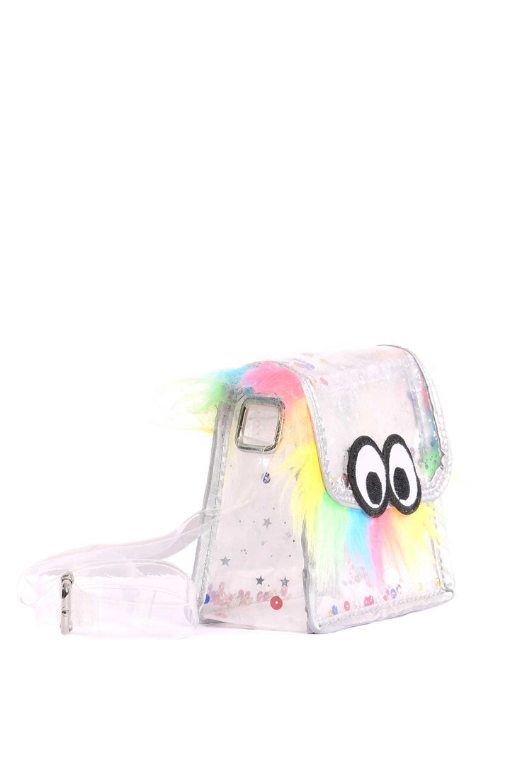 Girls Little Monster Clear Crossbody Bag