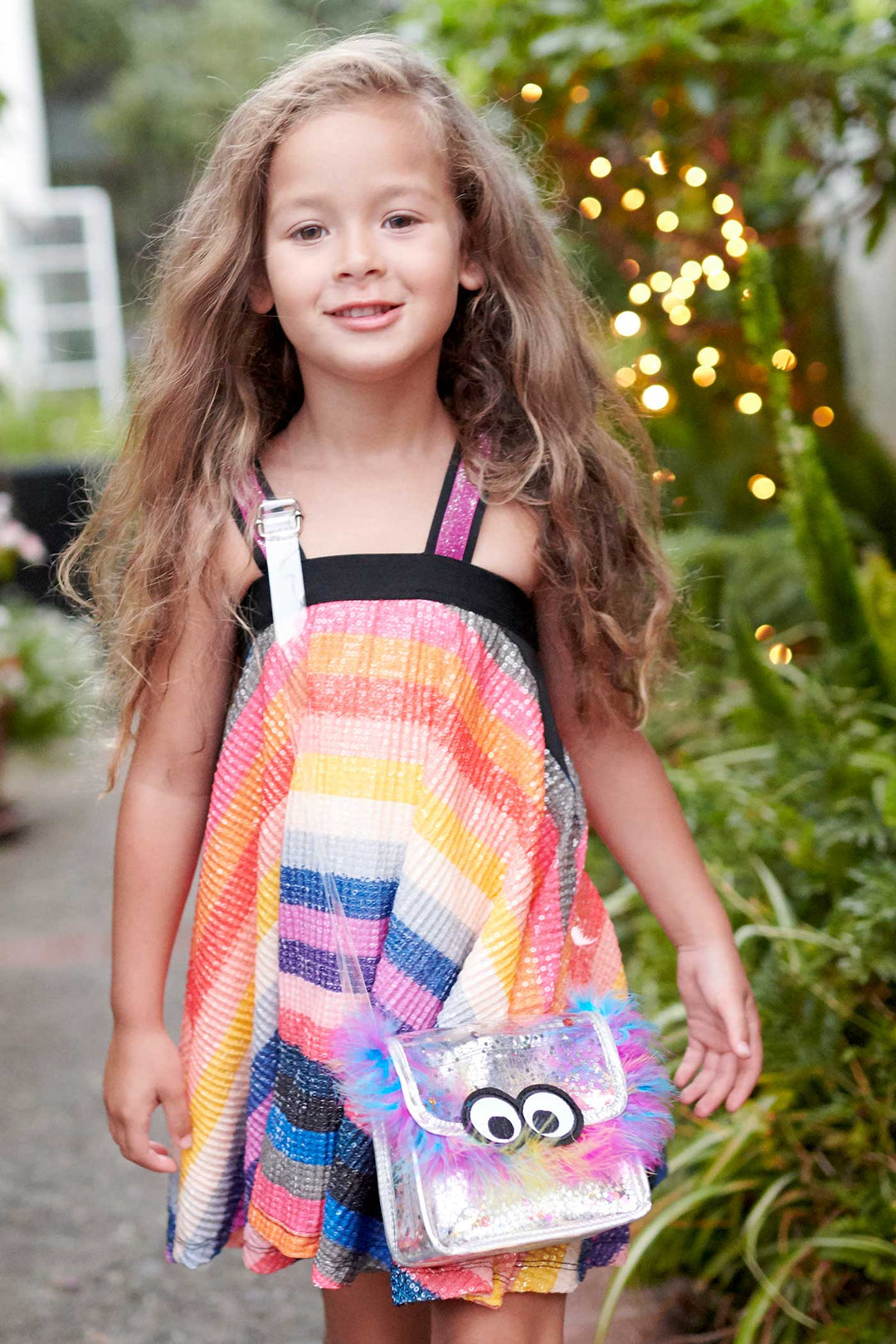 Girls Little Monster Clear Crossbody Bag