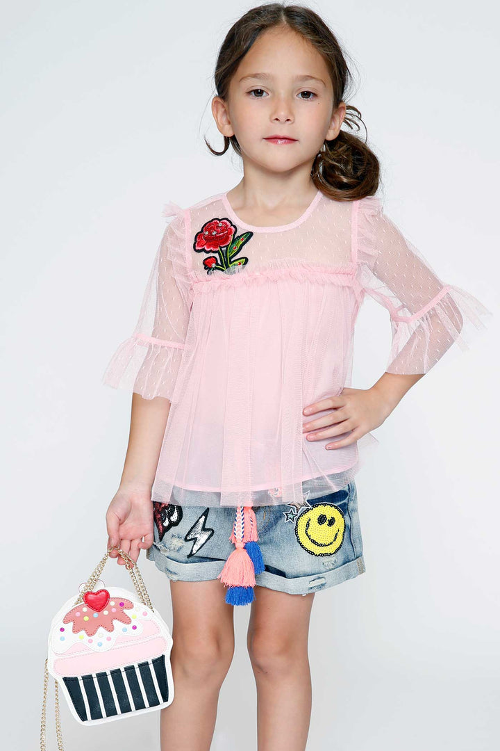 Girls Cupcake Crossbody Fashion Bag