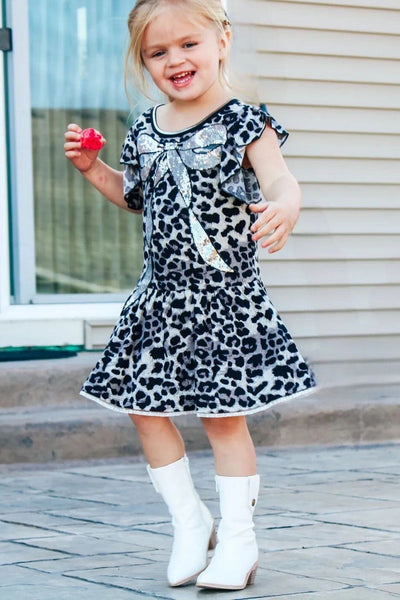 Little Girls Animal Print Dress