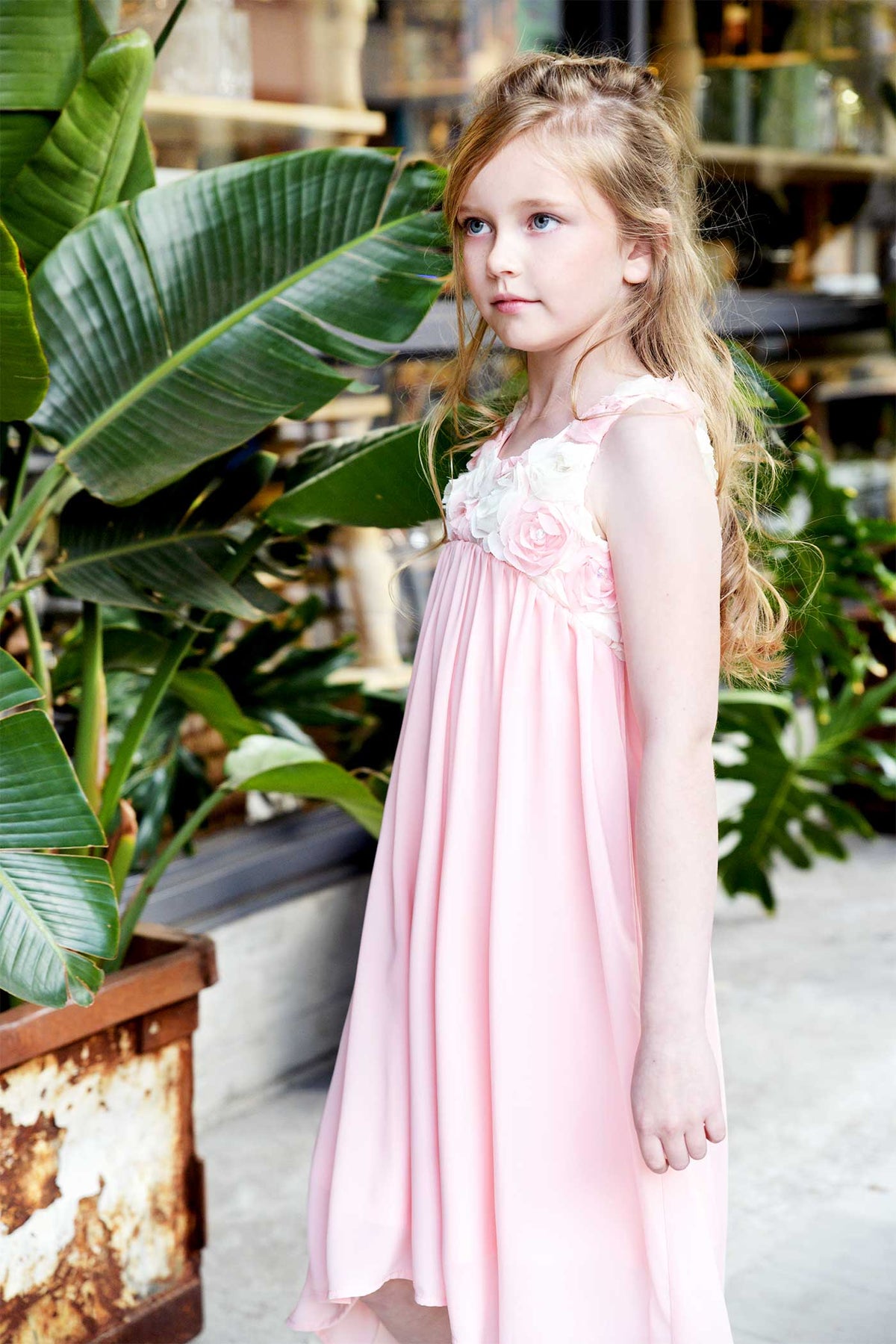 Truly Me Big Girls Tween Girls High Low Chiffon Doll Dress