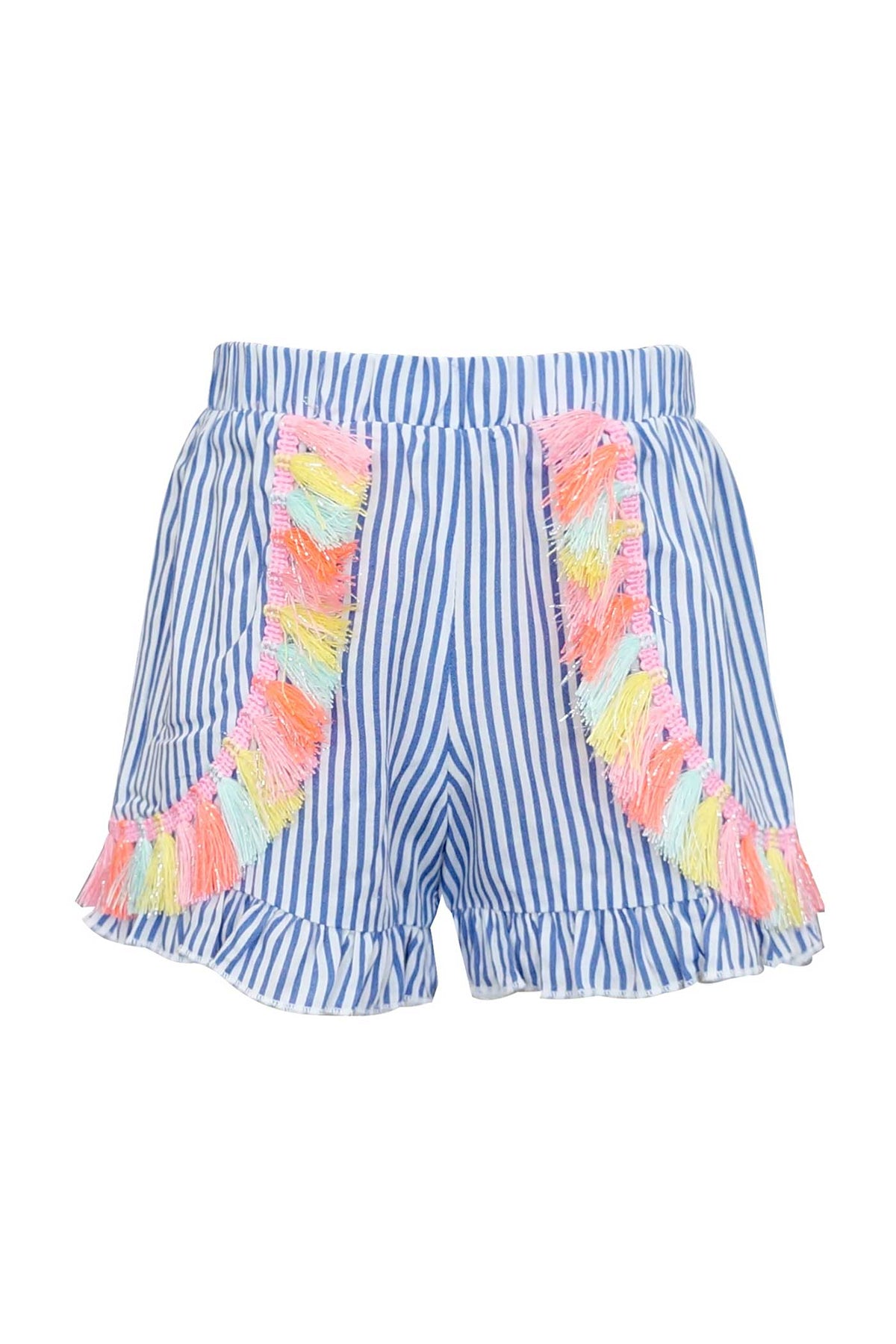 Little Girls Striped Summer Shorts