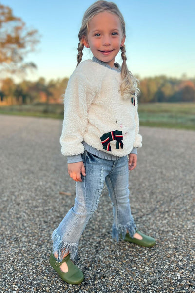 Girls Sherpa Sweatshirt