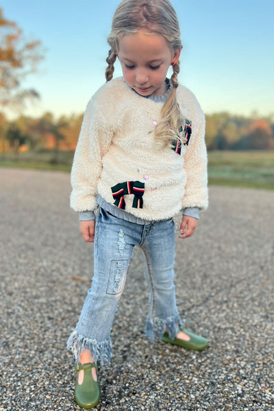 Girls Sherpa Sweatshirt