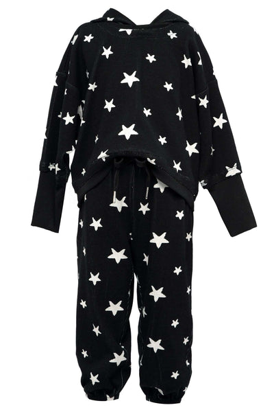 Hannah Banana Little Girl's Knit Trendy Star Print Set