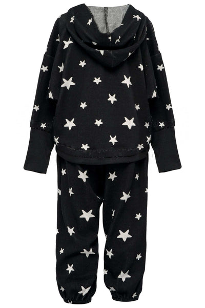 Hannah Banana Little Girl's Knit Trendy Star Print Set