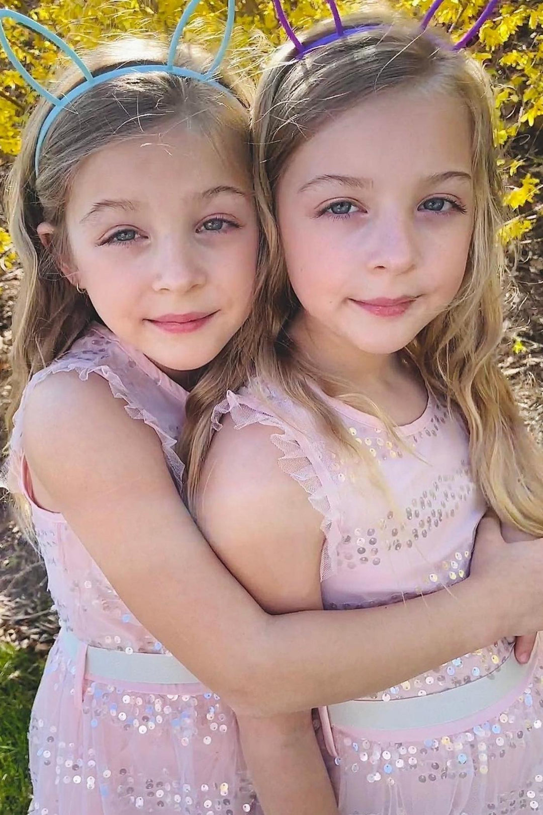 Big Girls Sleeveless Ruffled Sequin Party Dress