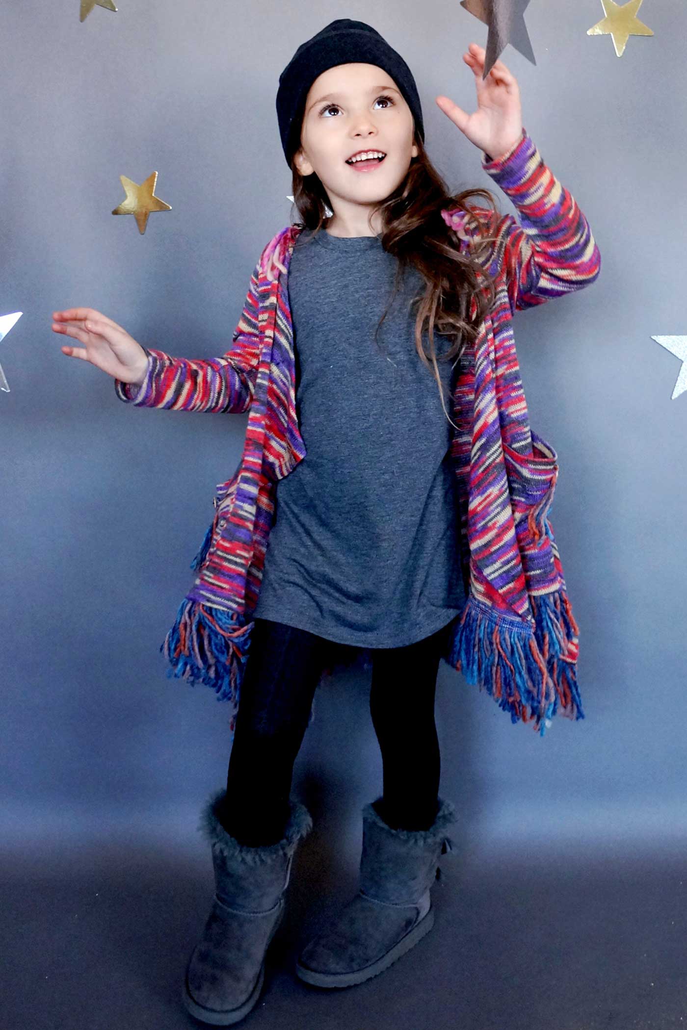 Hannah Banana Girls Short Sleeve Basic T-shirt Dress