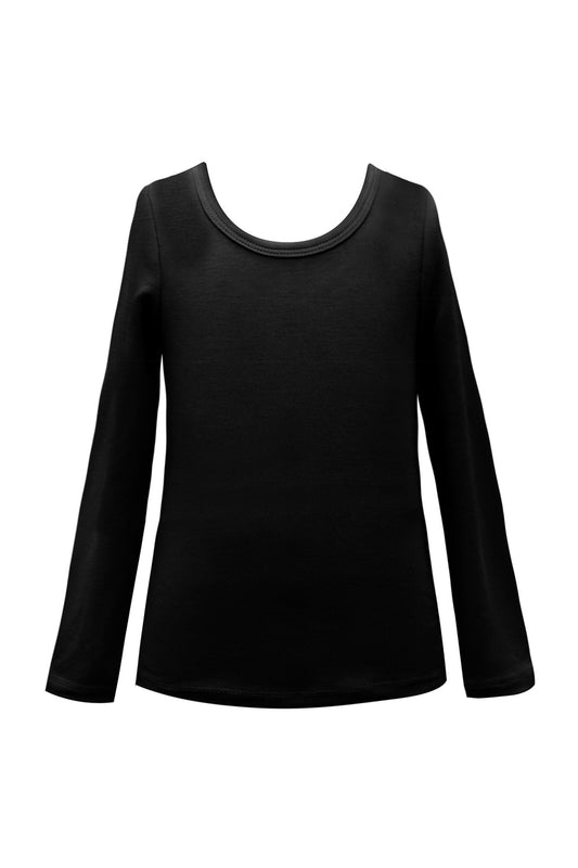 Hannah Banana Little Girl's Basic Staples Essentials Long Sleeve Top FALL & WINTER LAYERING