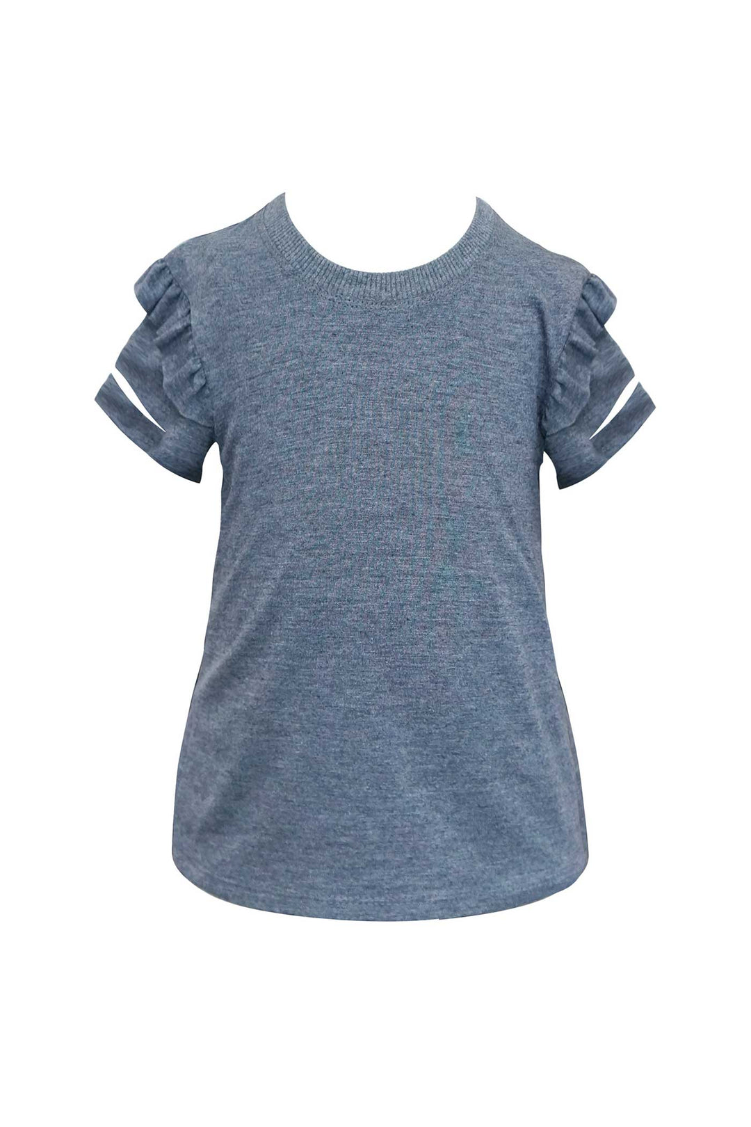 Girls Cut Out Short Sleeve T-Shirt