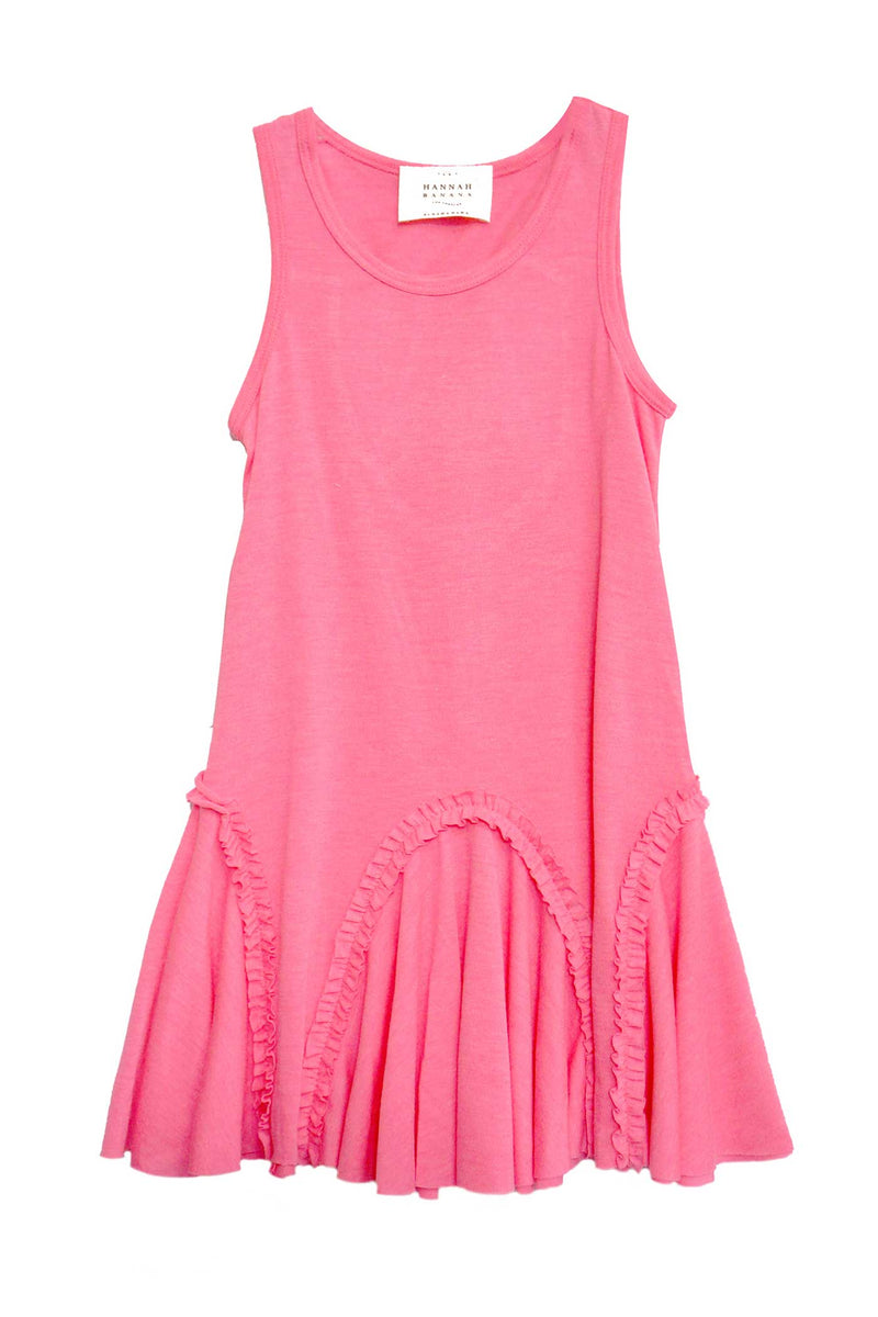 Hannah Banana Girls Dropped Waist Casual Jersey Tank Dress