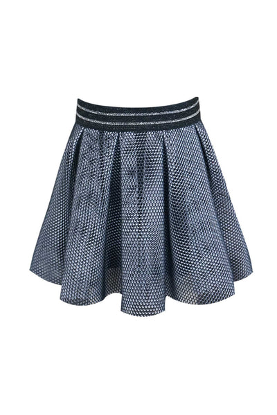 Hanna Banana Little Girls Scuba Mesh Skater Skirt