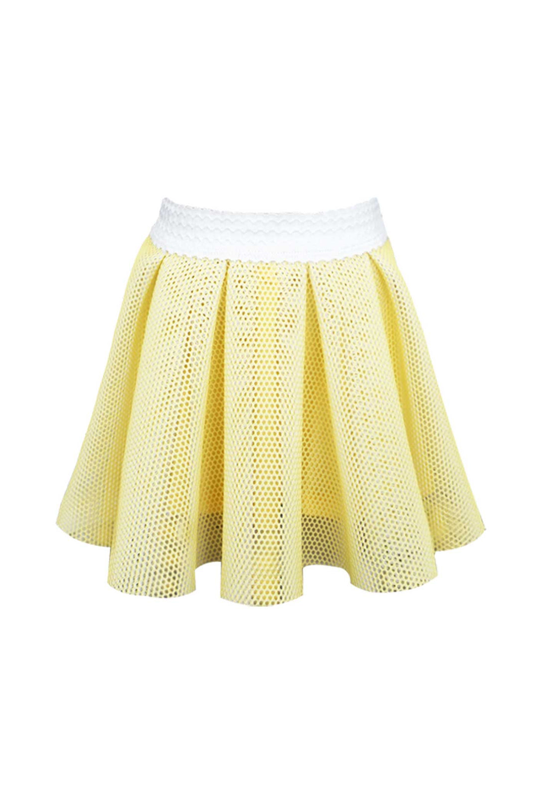 Hanna Banana Little Girls Scuba Mesh Skater Skirt