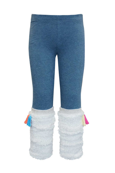 Hannah Banana Girls Sherpa Calf Leggings