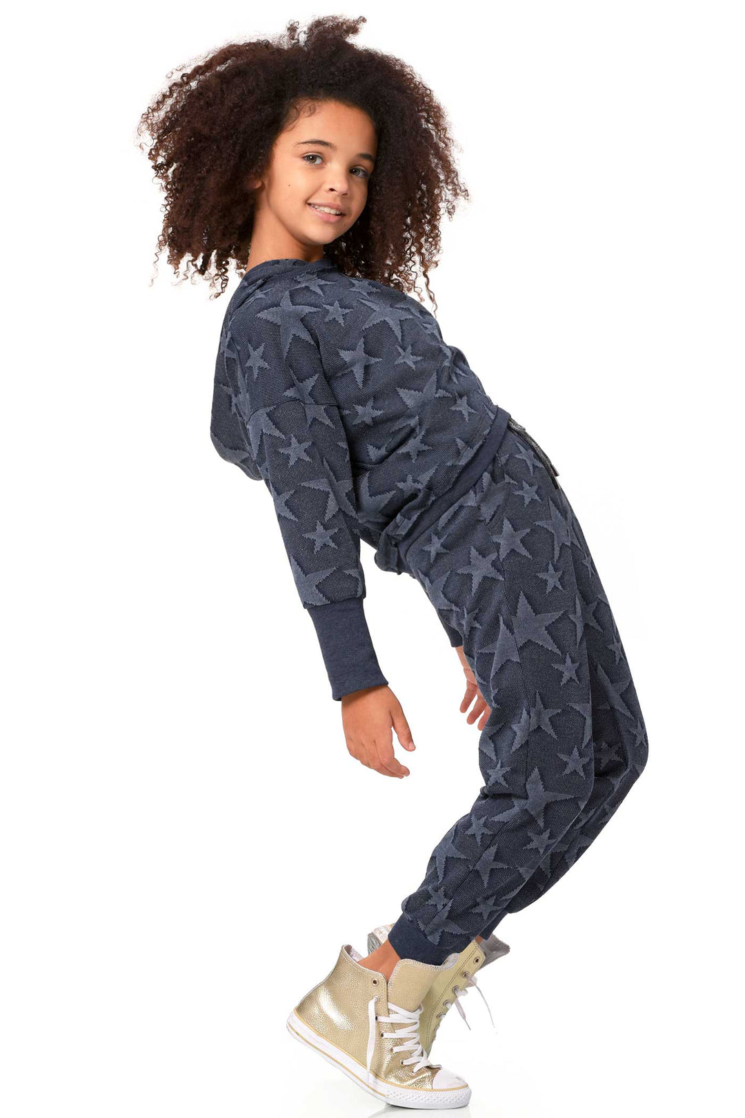 Hanana Banana Little Girl's Star Knitted Joggers