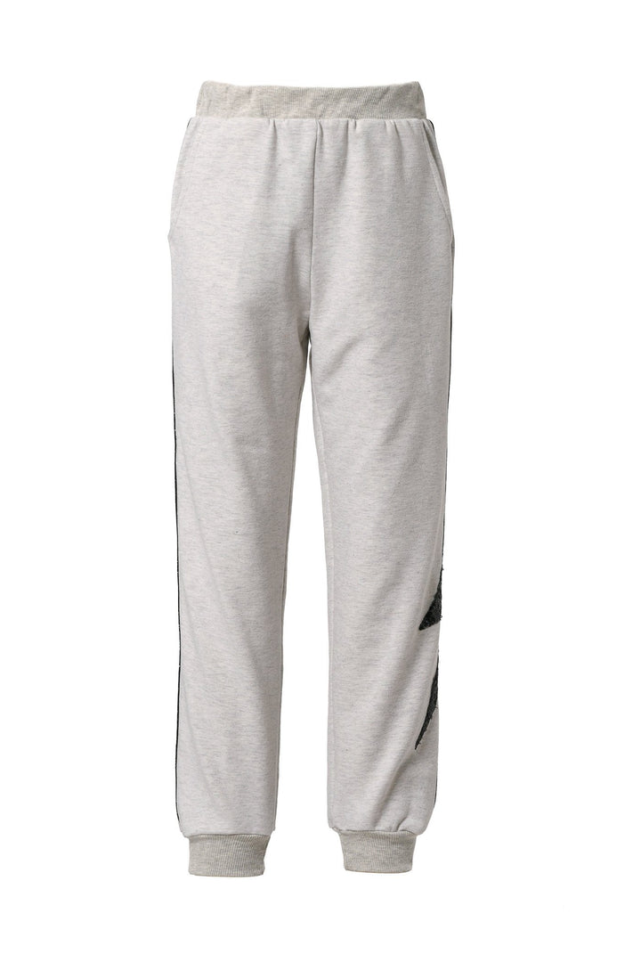 Hannah Banana Little Girl's Sequin Thunder Side Stripe Joggers