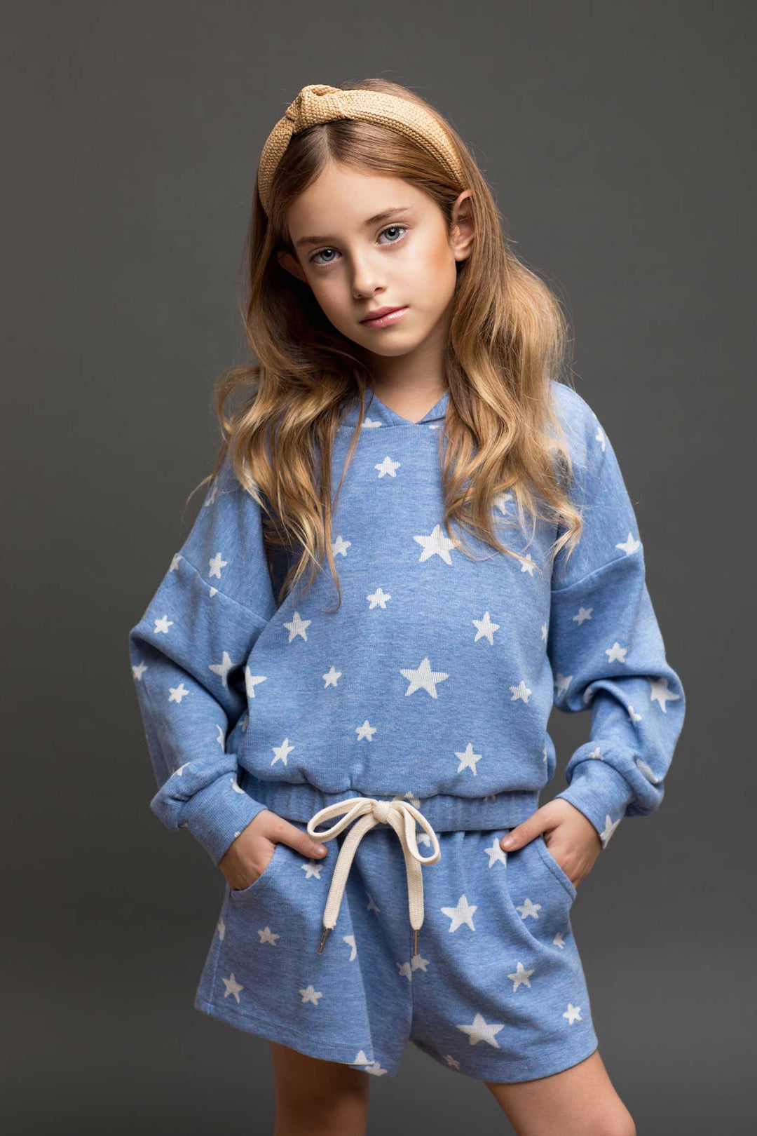 Hannah Banana Little Girl's Star Graphic Print Shorts