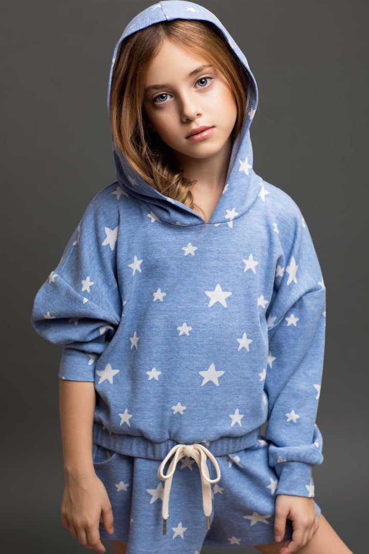 Hannah Banana Little Girl's Star Graphic Print Shorts