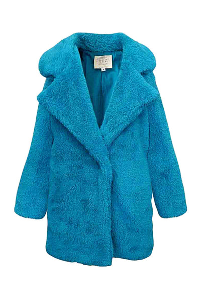 Hannah Banana Girls Oversize Thermal Teddy Bear Coat