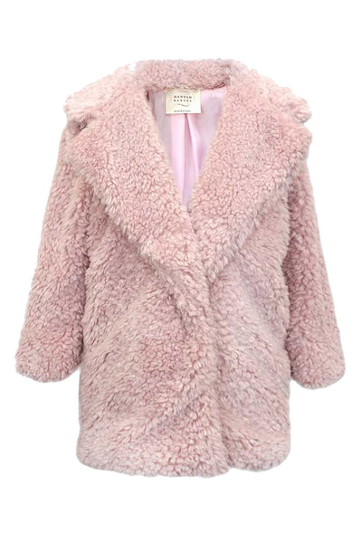 Hannah Banana Girls Oversize Thermal Teddy Bear Coat