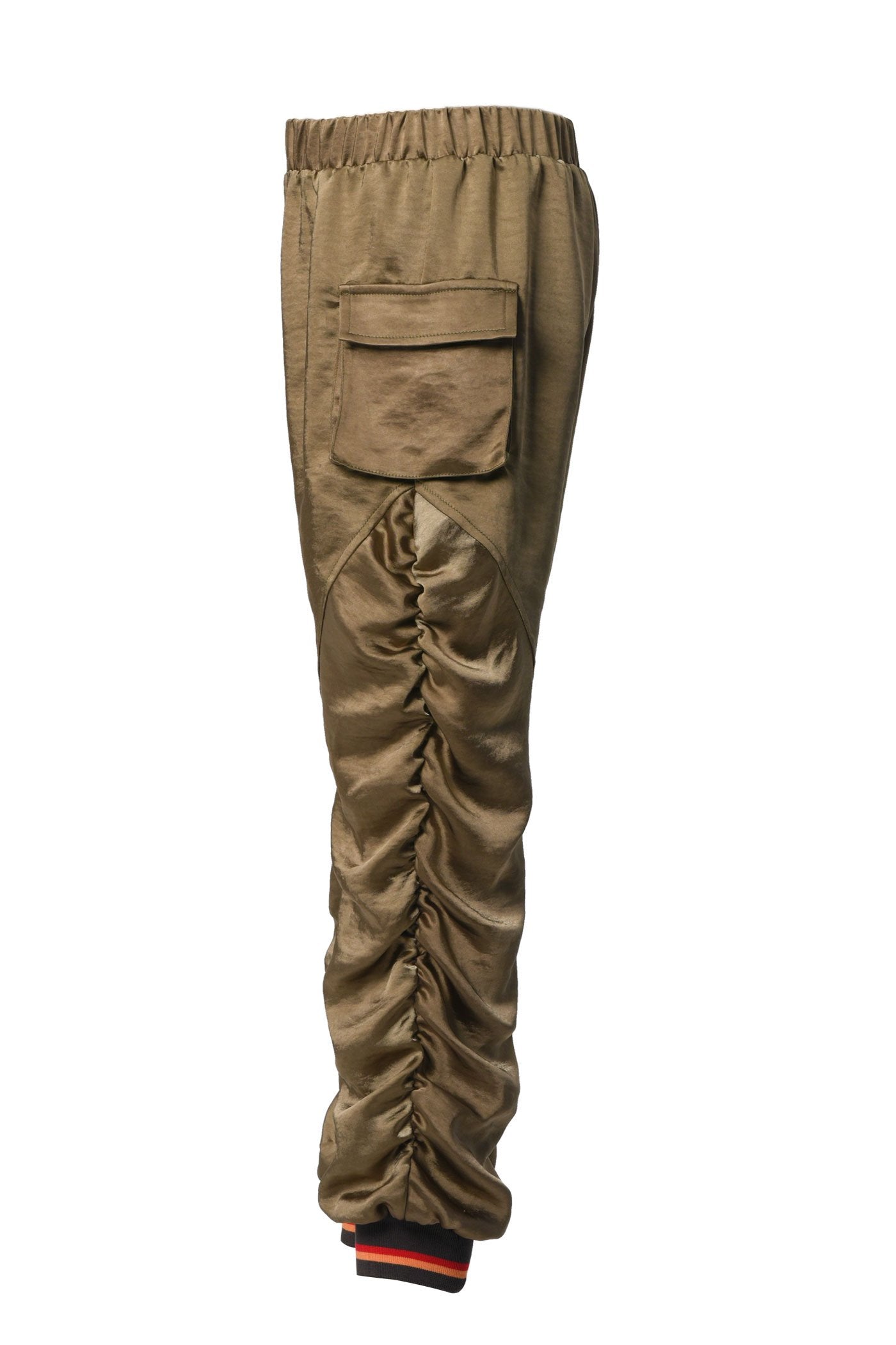 Hannah Banana Little Girl's Side Ruched Fashion Joggers