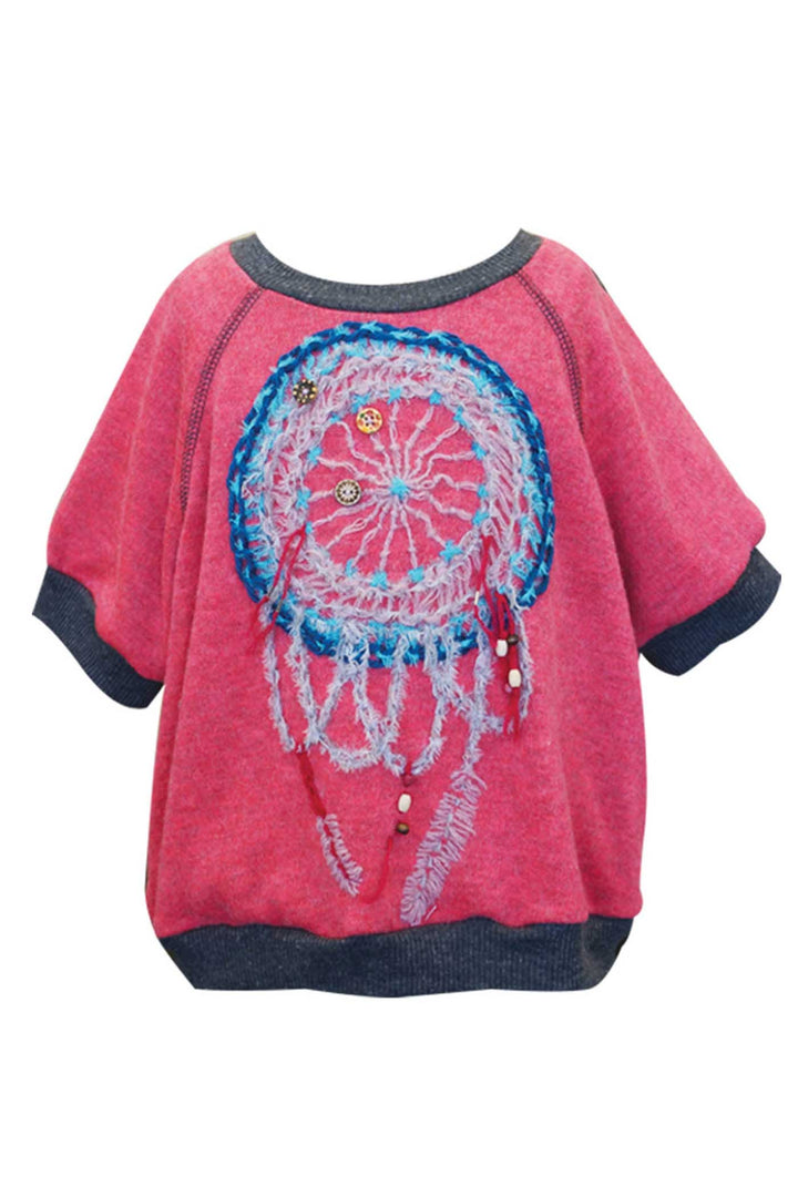 Hannah Banana Little Girls Dream Catcher Short Sleeve Top