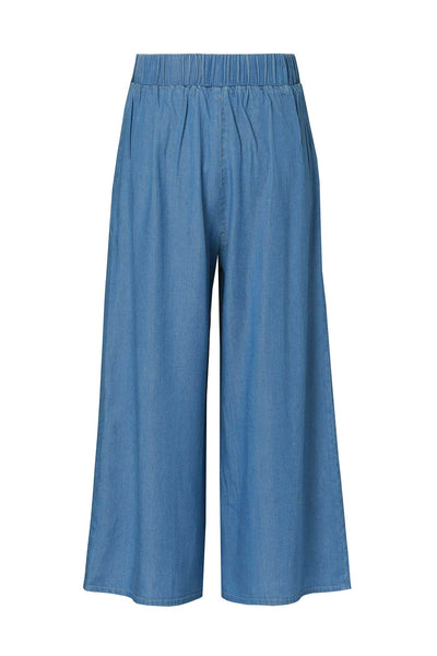 Hannah Banana Girls Front Slit Chambray Culottes