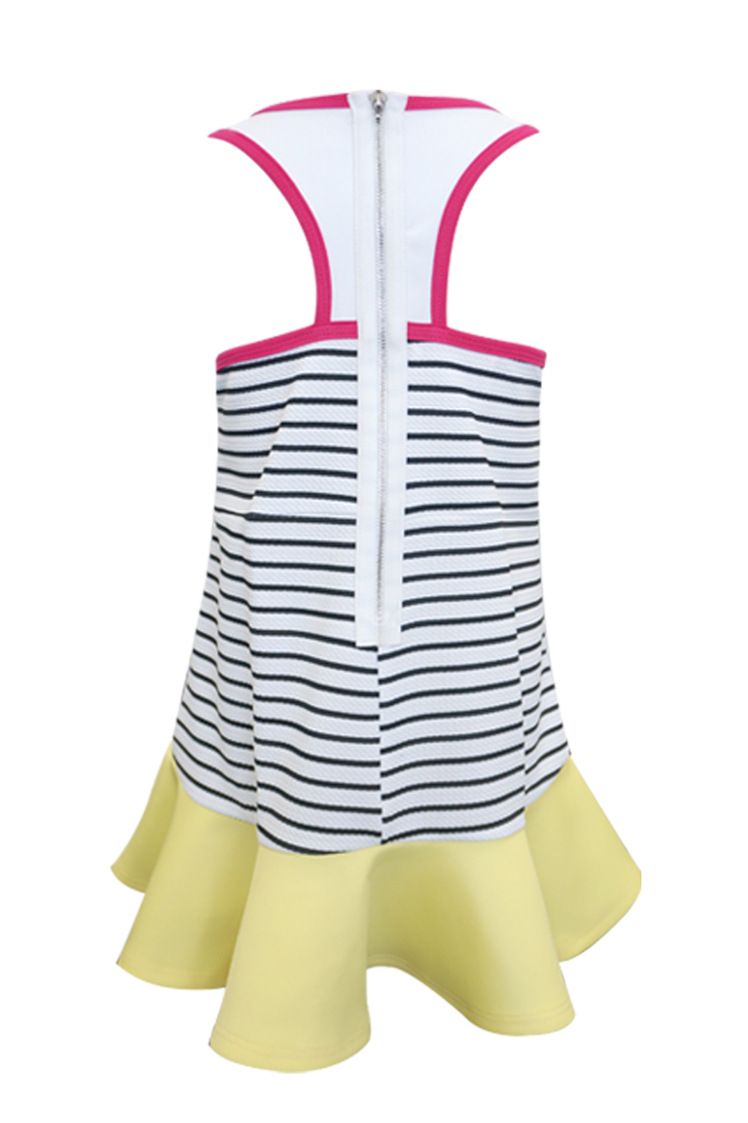 Little Girls Dropped Waist Racer Back Fashion Girl Dress