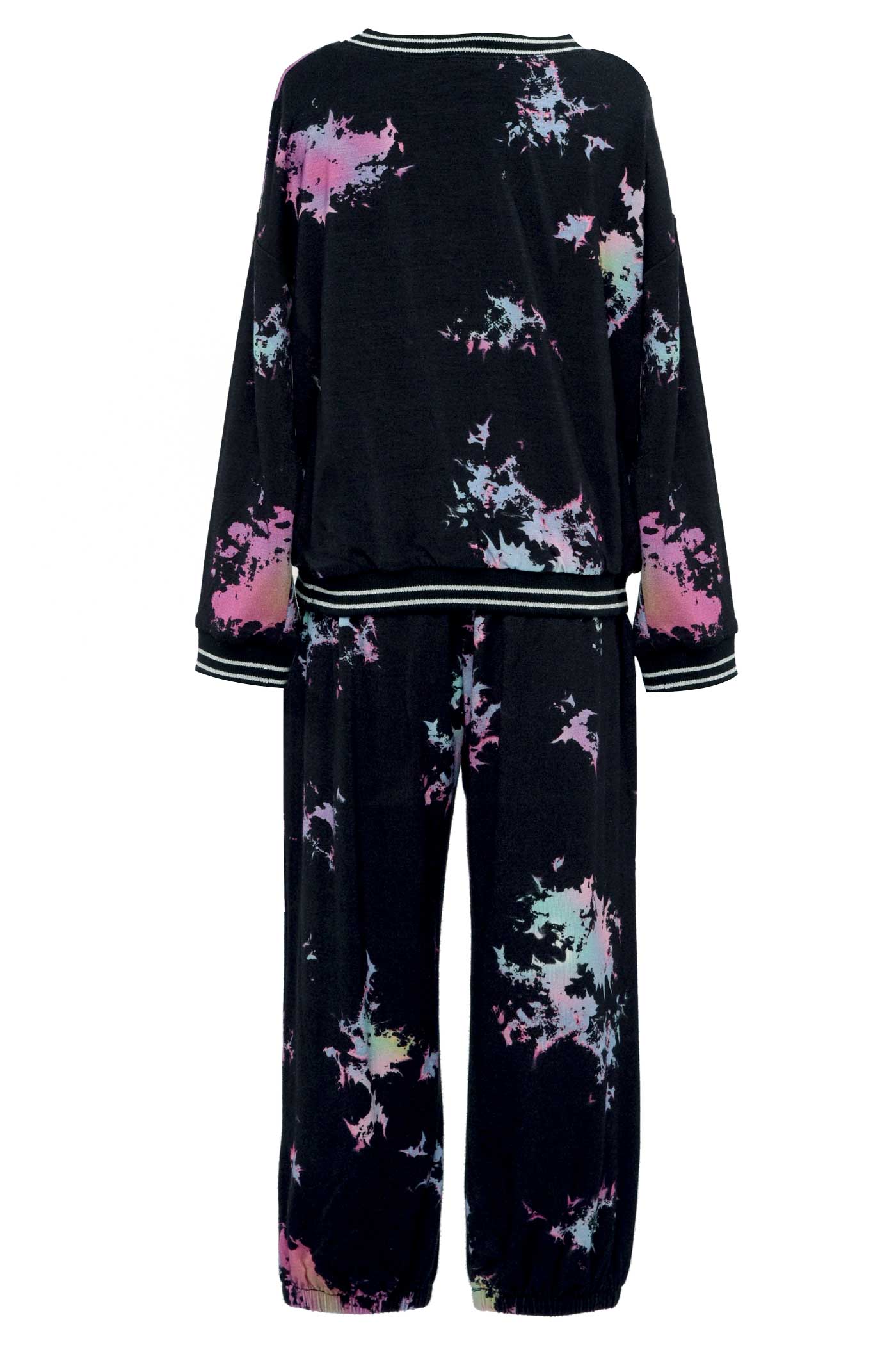 Hannah Banana Mommy & Me Little Girl's Marble Tie Tye Hologram Butterfly Set