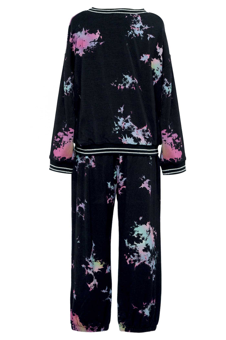 Hannah Banana Mommy & Me Little Girl's Marble Tie Tye Hologram Butterfly Set
