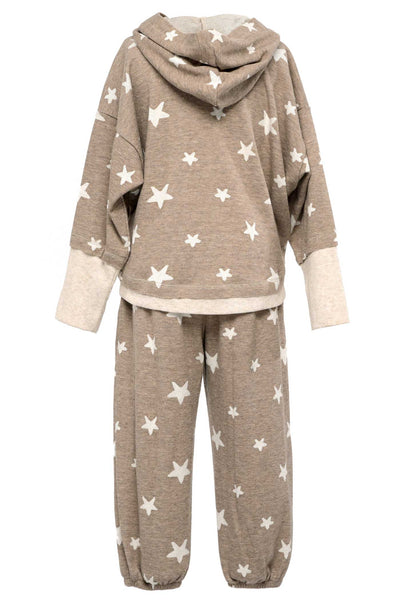 Hannah Banana Little Girl's Knit Trendy Star Print Set