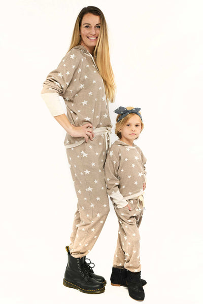 Hannah Banana Little Girl's Knit Trendy Star Print Set