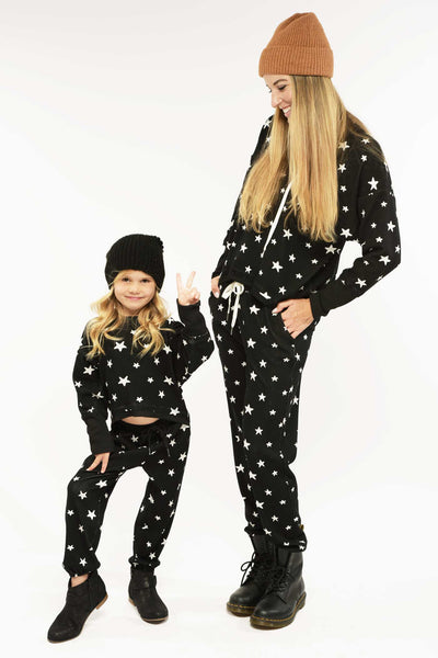 Hannah Banana Little Girl's Knit Trendy Star Print Set