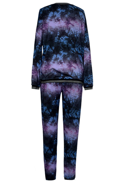 Hannah Banana Women's Silver Hologram Graphic Tie-Dye Set Mommy & Me