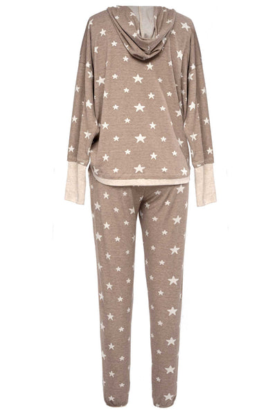 Hannah Banana Women's Knit Trendy Star Print Set