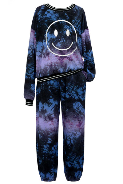 Hannah Banana Little Girl's Silver Hologram Graphic Tie-Dye Set Mommy & Me