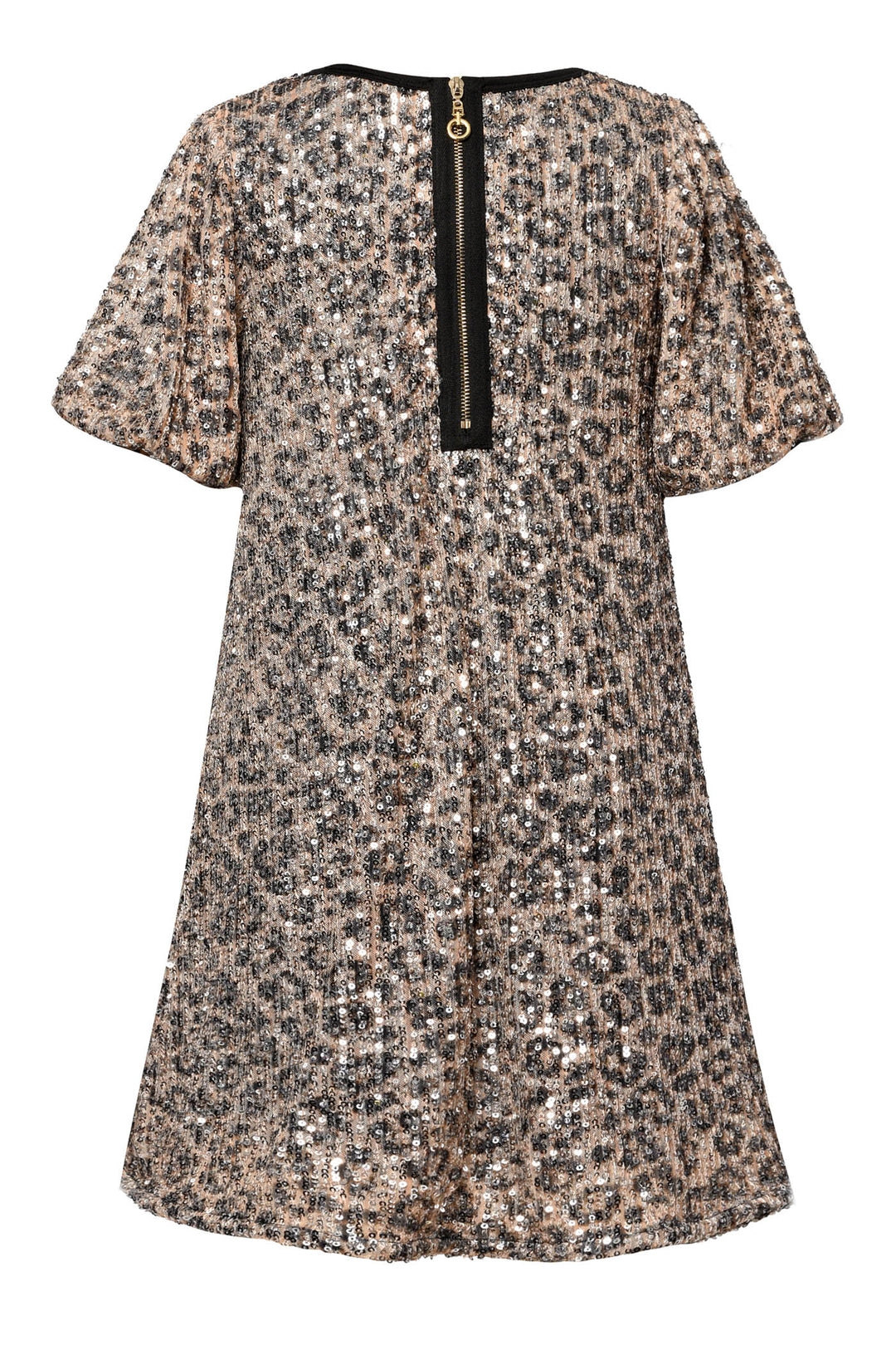 Little Girl's Sequin Leopard Print Dress