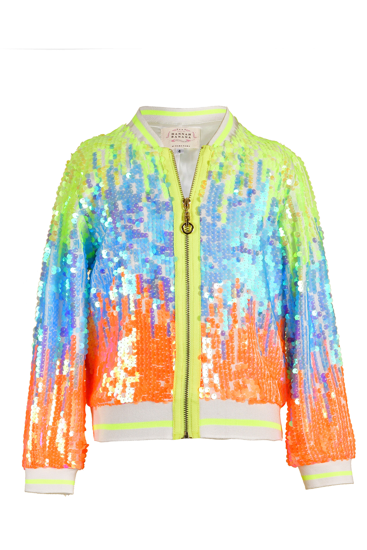 Hannah banana 2024 sequin bomber jacket