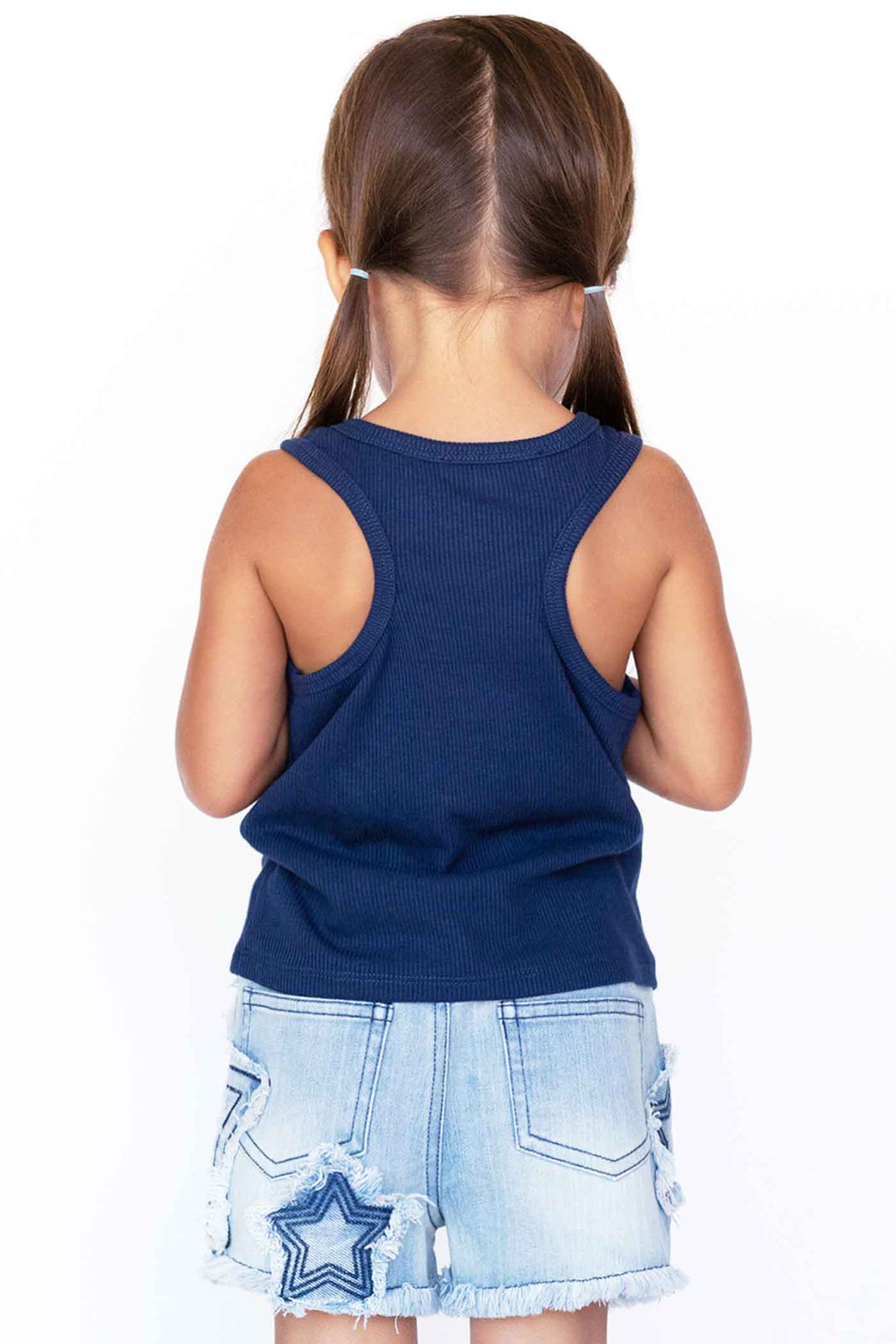 Baby Sara Little Girls Rhinestone Star Tank Top