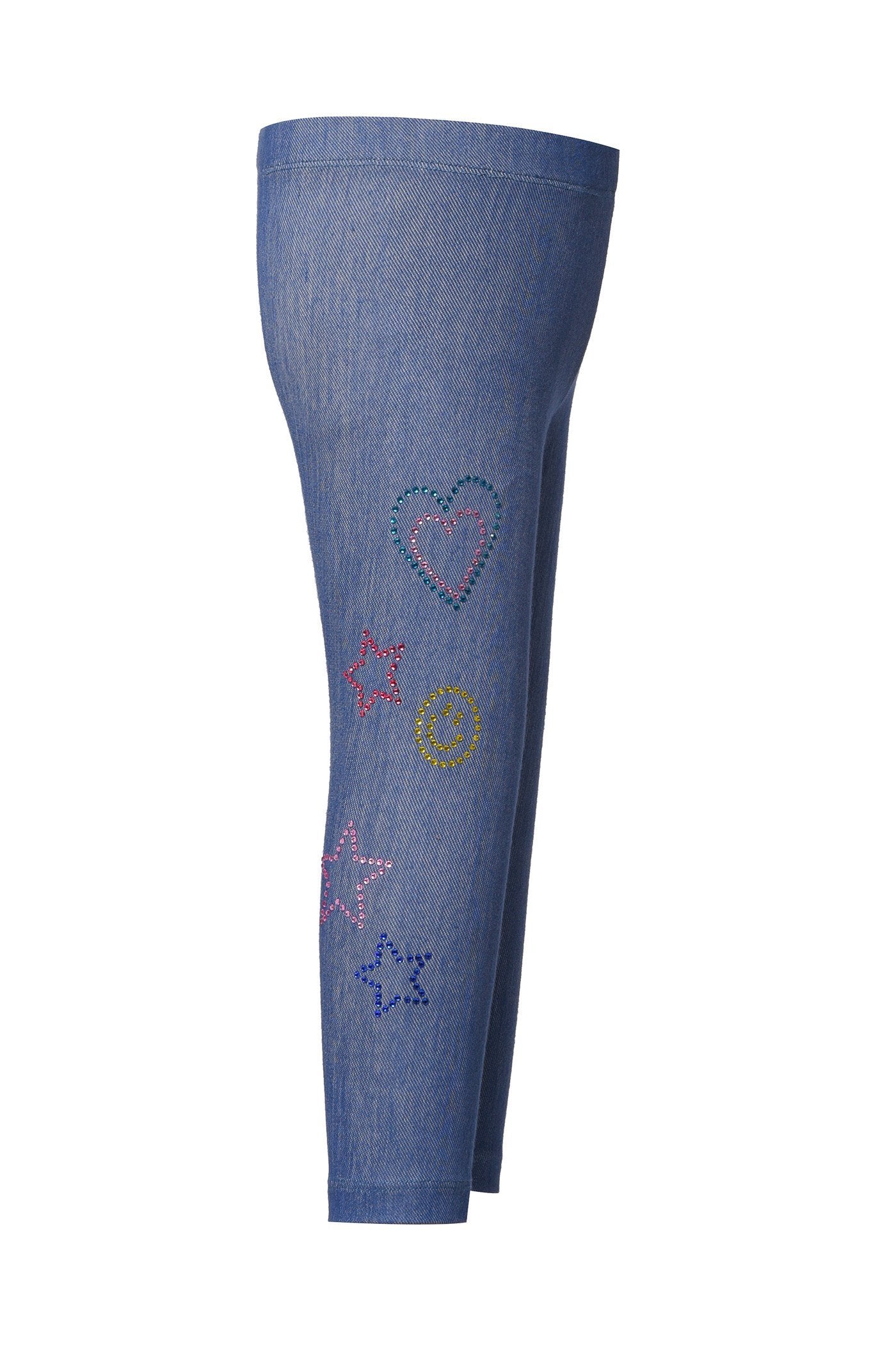Baby Sara Baby Girl's Star & Heart Rhinestone Jeggings