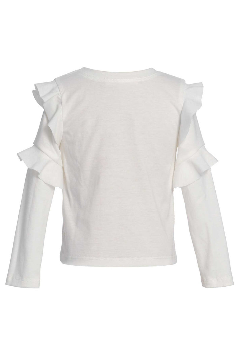 Baby Sara Little Girls Magical Ruffled Long Sleeve Top