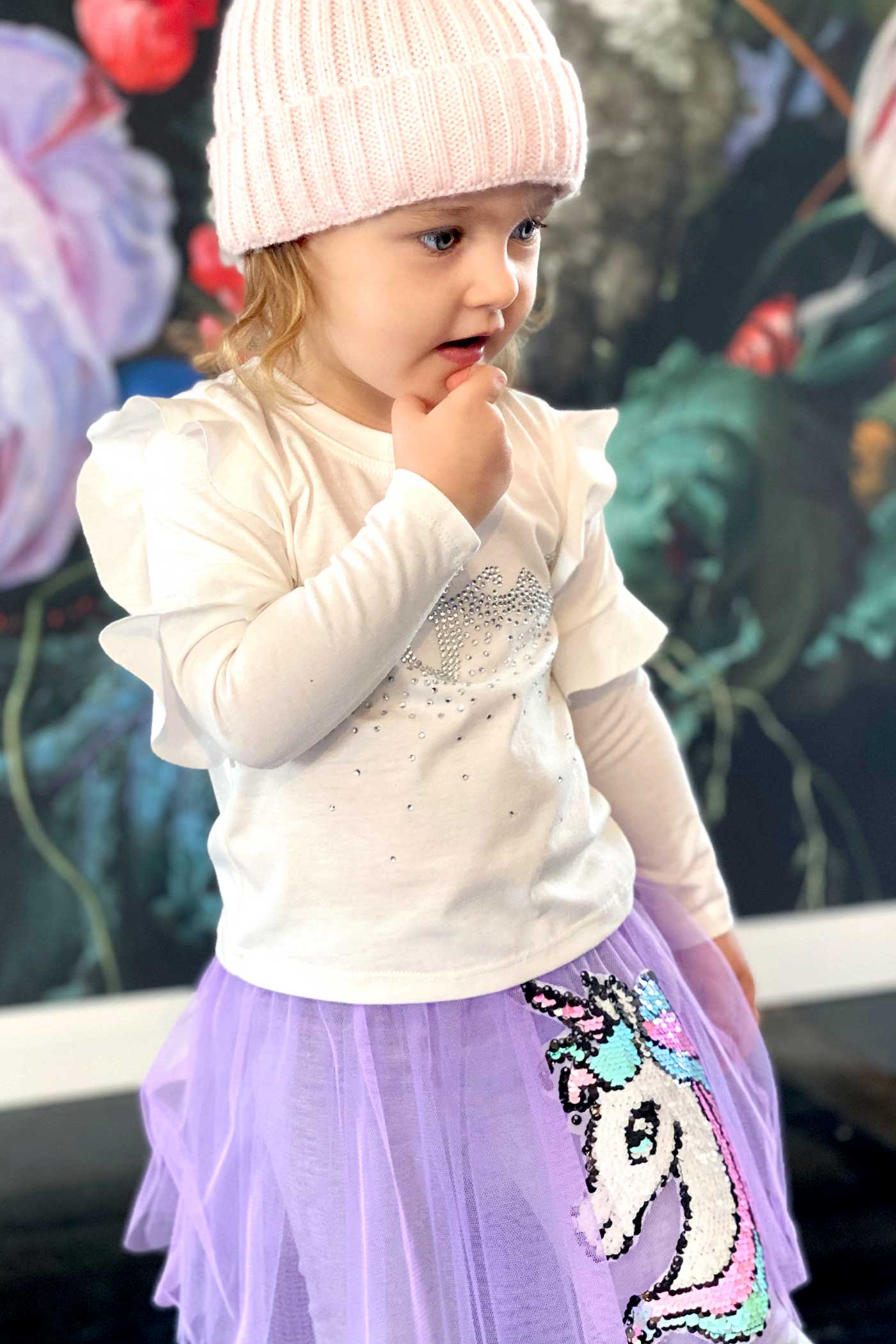 Baby Sara Little Girls Unicorn Skeggings