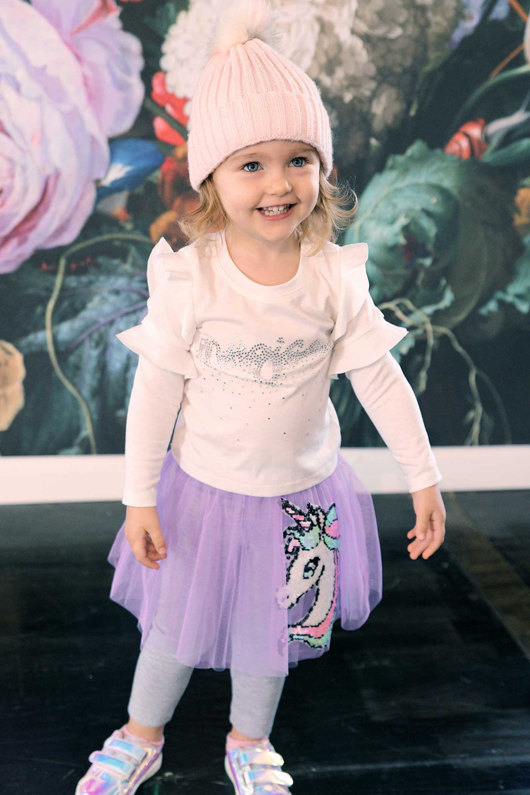 Baby Sara Little Girls Unicorn Skeggings