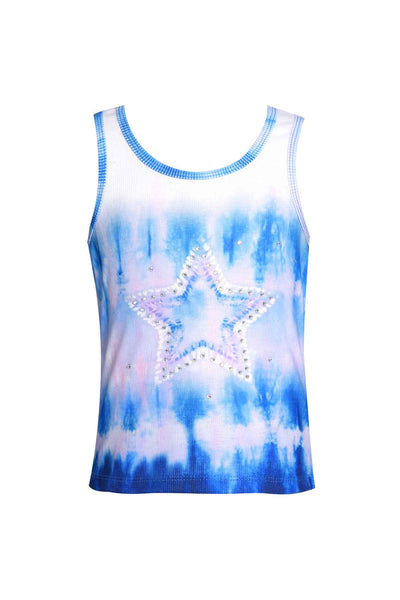 Baby Sara Little Girls Tie Dye Racerback Tank Top