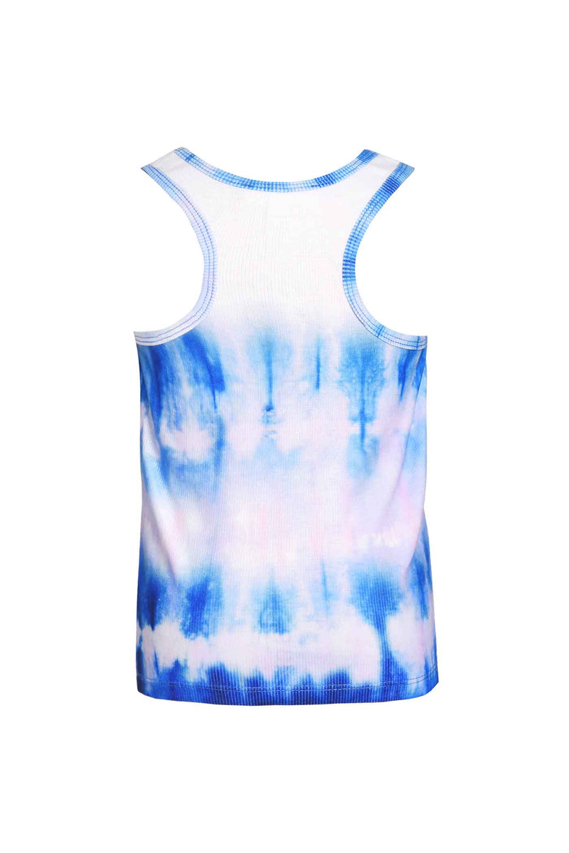 Baby Sara Little Girls Tie Dye Racerback Tank Top