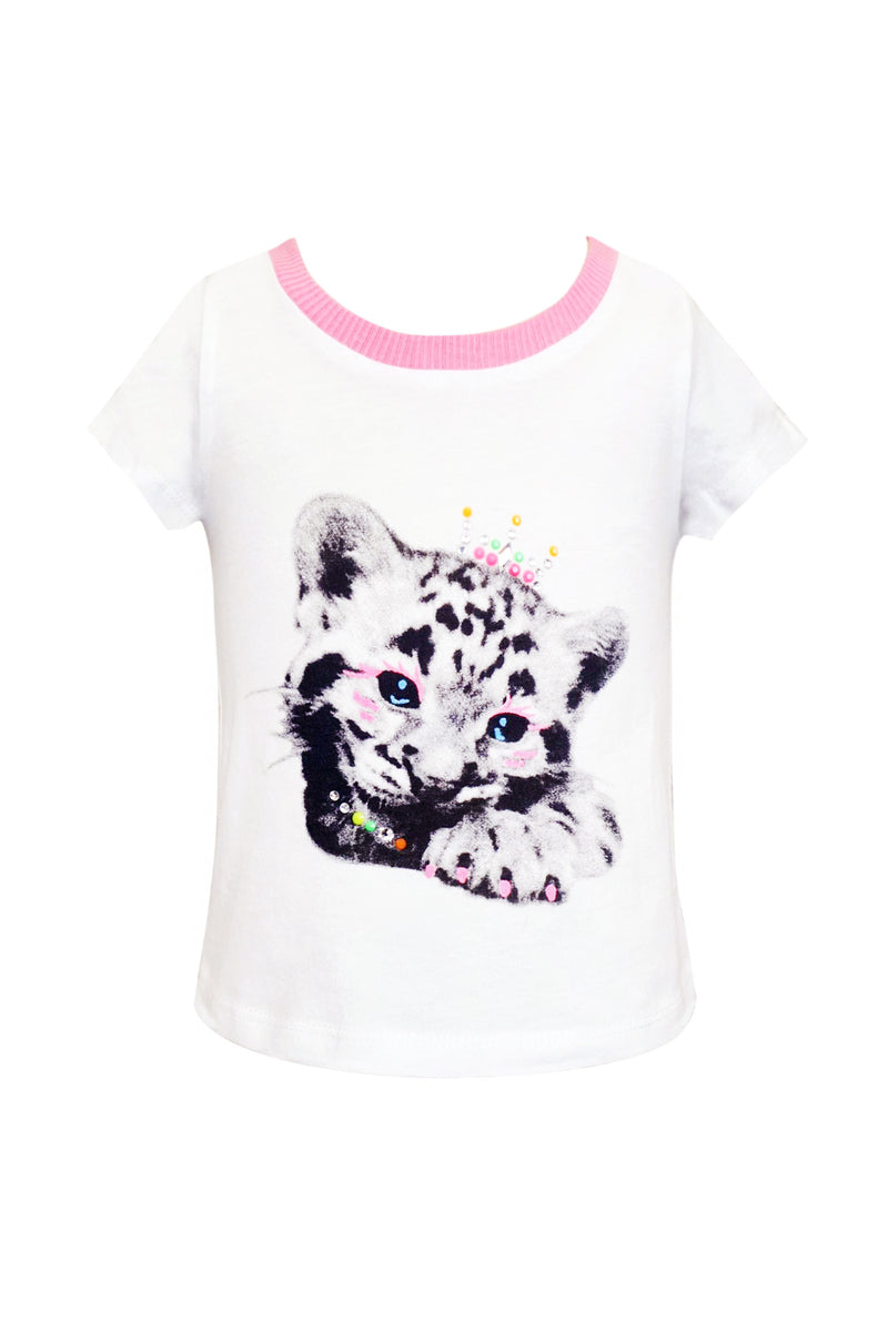 Baby Sara Baby Girls Tiger Cub Graphic Tee