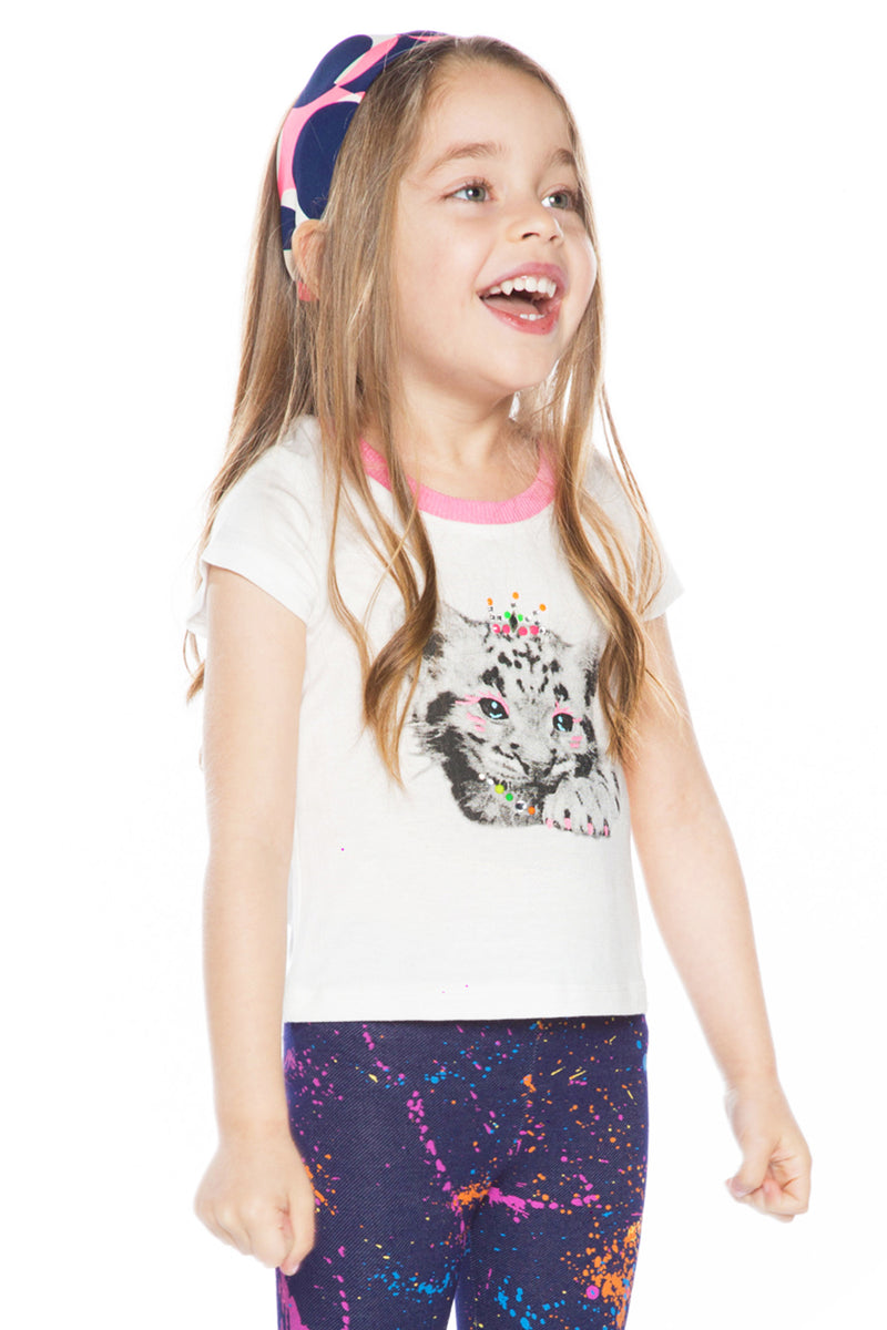 Baby Sara Baby Girls Tiger Cub Graphic Tee