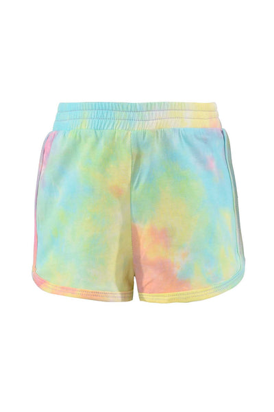 Baby Sara Little Girls Colorful Tie Dye Shorts